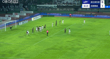 这球漂亮！罗慕洛定位球轰世界波，本场双响，蓉城2-0浙江！